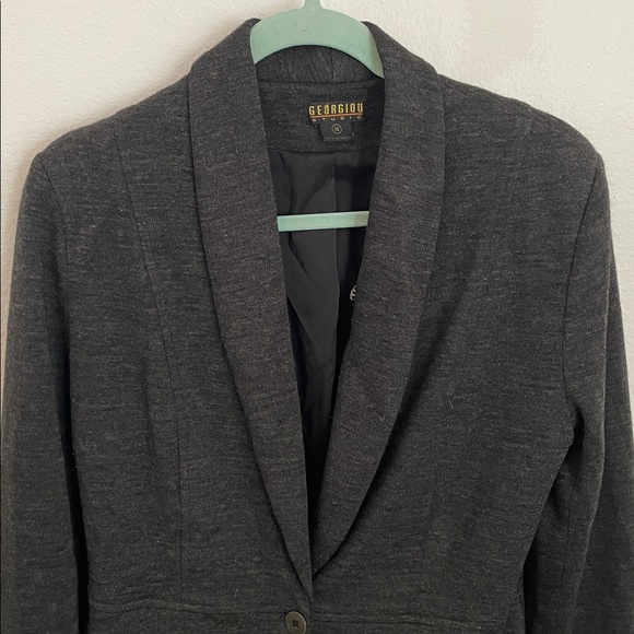 Georgiou Studio Vintage Wool Coat - Picture 3 of 5